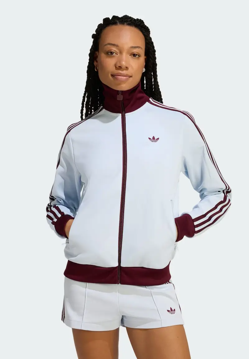 Giacca di felpa Classic blu chiaro / bordeaux miniatura 2