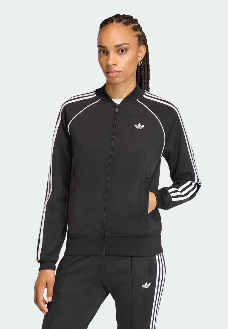 Giacca di felpa 'Classic' nero / bianco miniatura 2