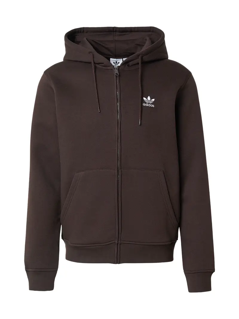 Giacca di felpa ESS cioccolato / bianco