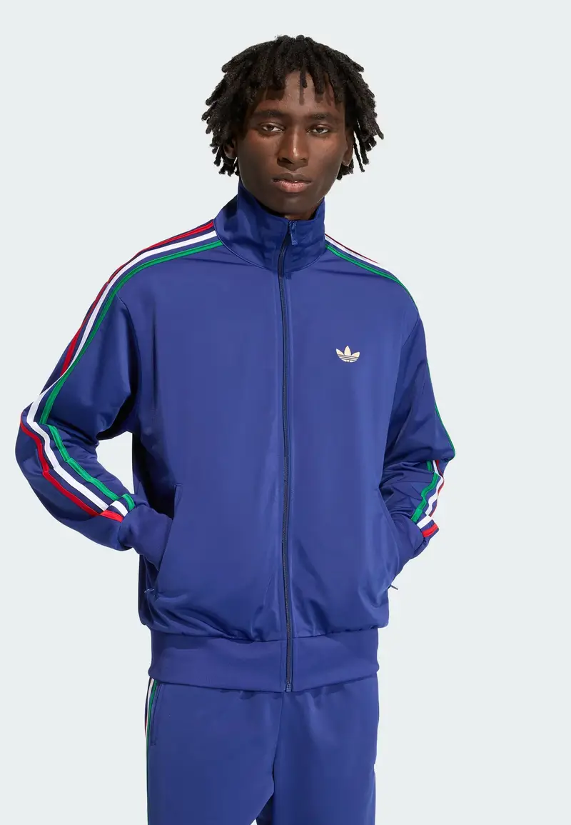 Giacca di felpa 'Firebird' blu / verde / rosso scuro / bianco miniatura 3