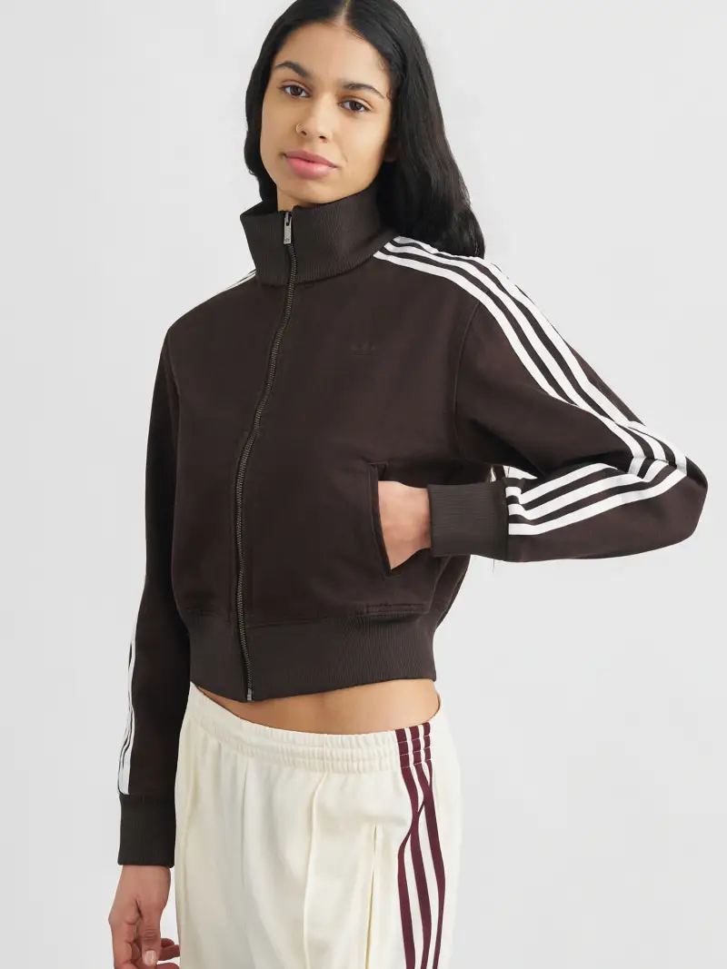 Giacca di felpa FIREBIRD marrone scuro / bianco miniatura 2