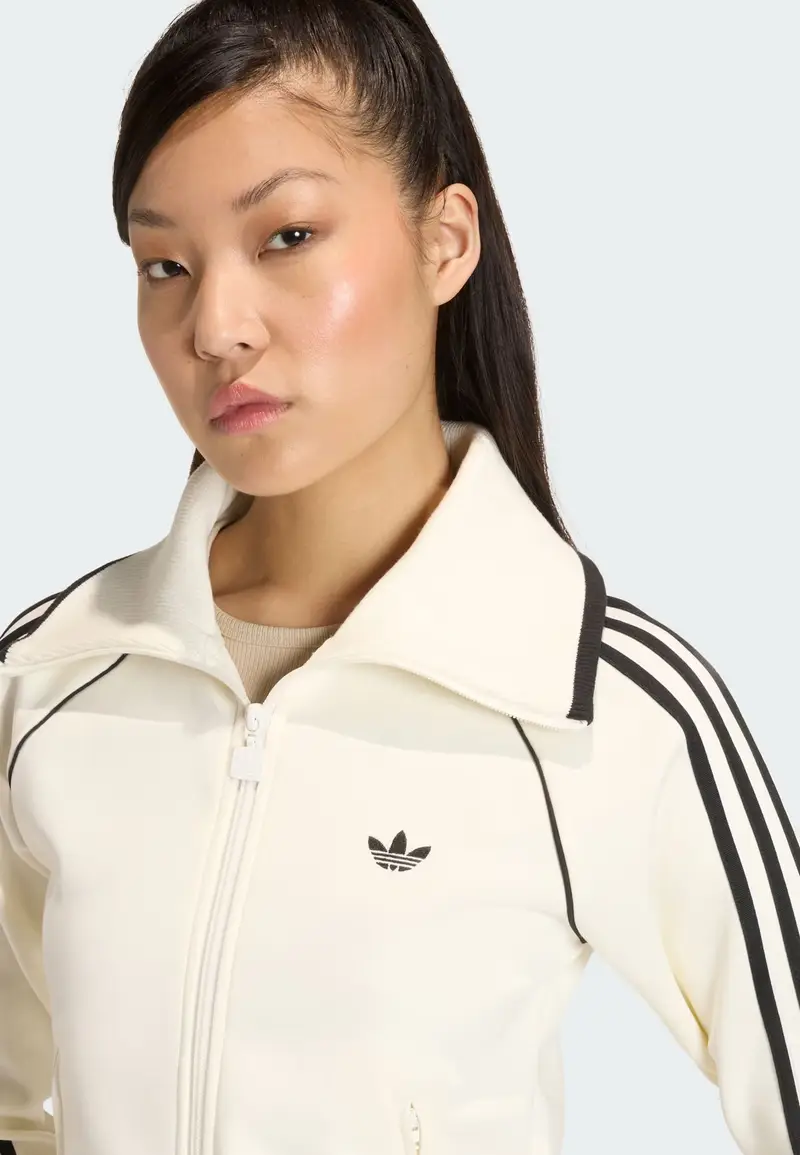 Adidas Originals Giacca di felpa nera e Off-White miniatura 3