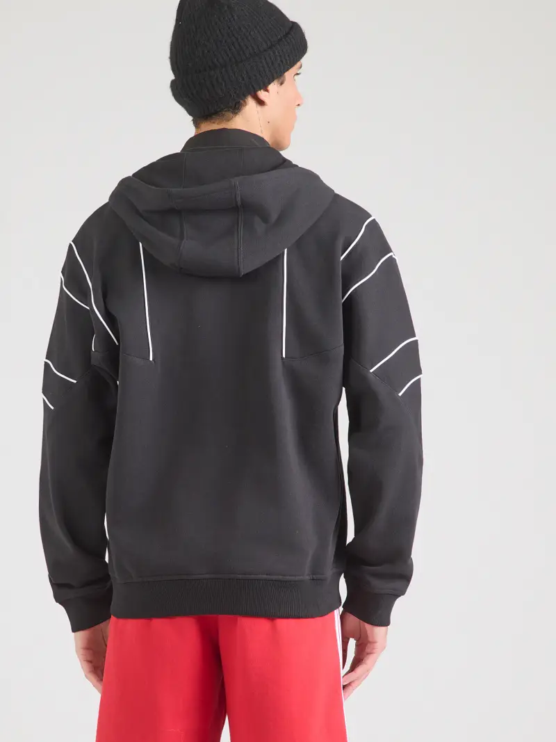 Giacca di felpa nero miniatura 3