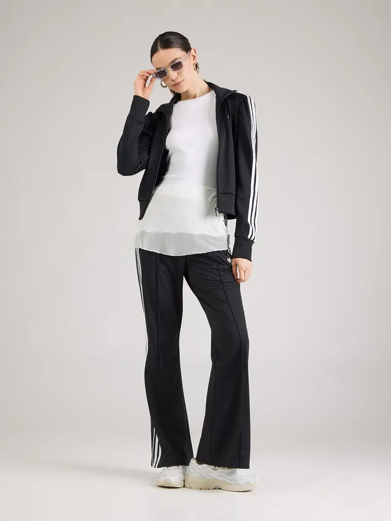 Giacca di felpa nero / bianco miniatura 3