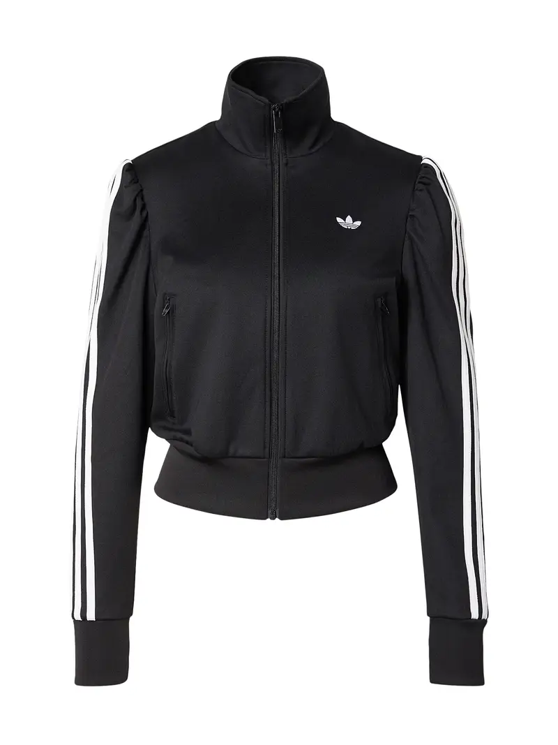 Giacca di felpa nero / bianco