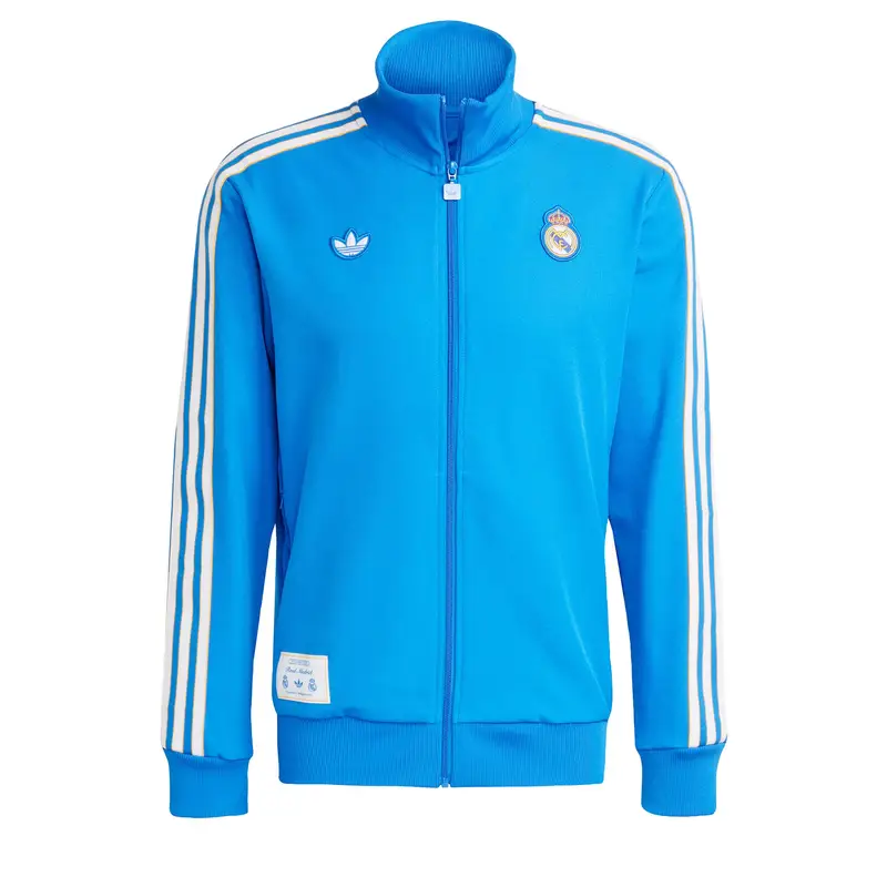 Giacca di felpa 'Real Madrid Terrace Icons' azzurro / bianco