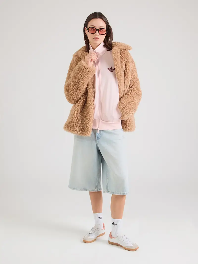 Giacca di felpa rosa / rosso vino miniatura 3