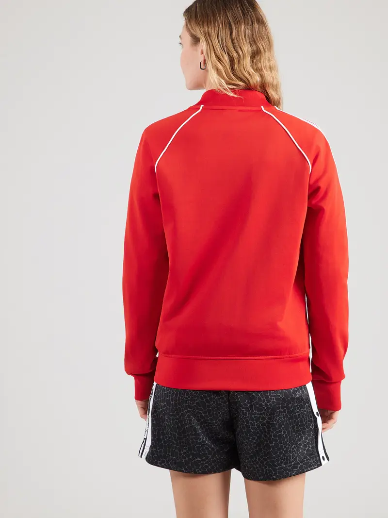 Giacca di felpa rosso / bianco miniatura 3