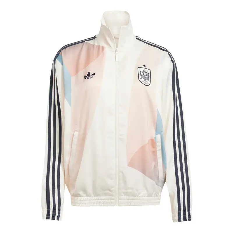 Giacca di felpa Spanien blu chiaro / rosa / nero / bianco