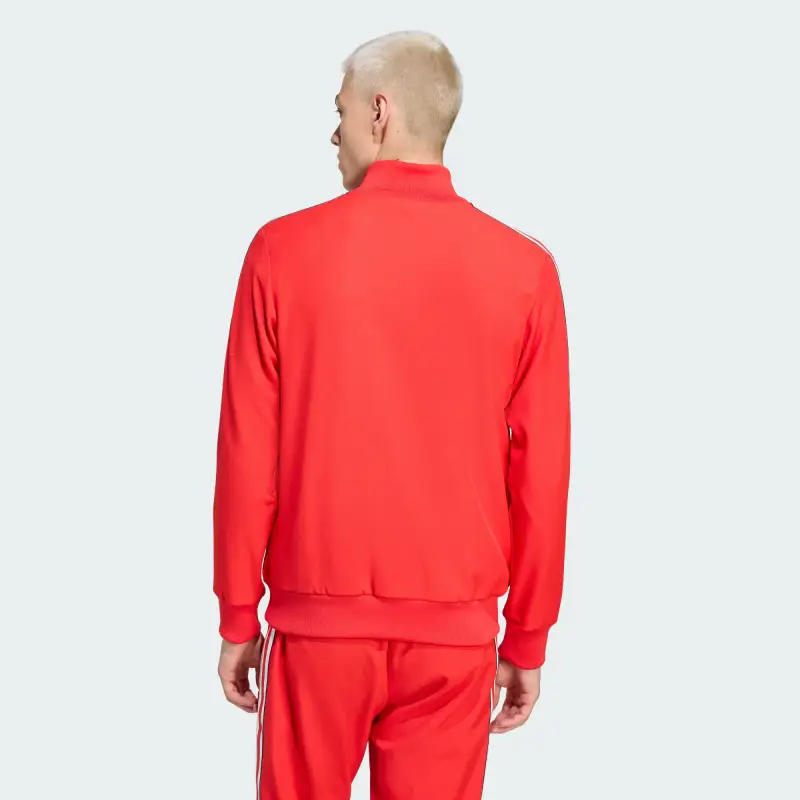 Giacca di felpa sportiva 'Benfica Lissabon Terrace' rosso / nero / bianco miniatura 3