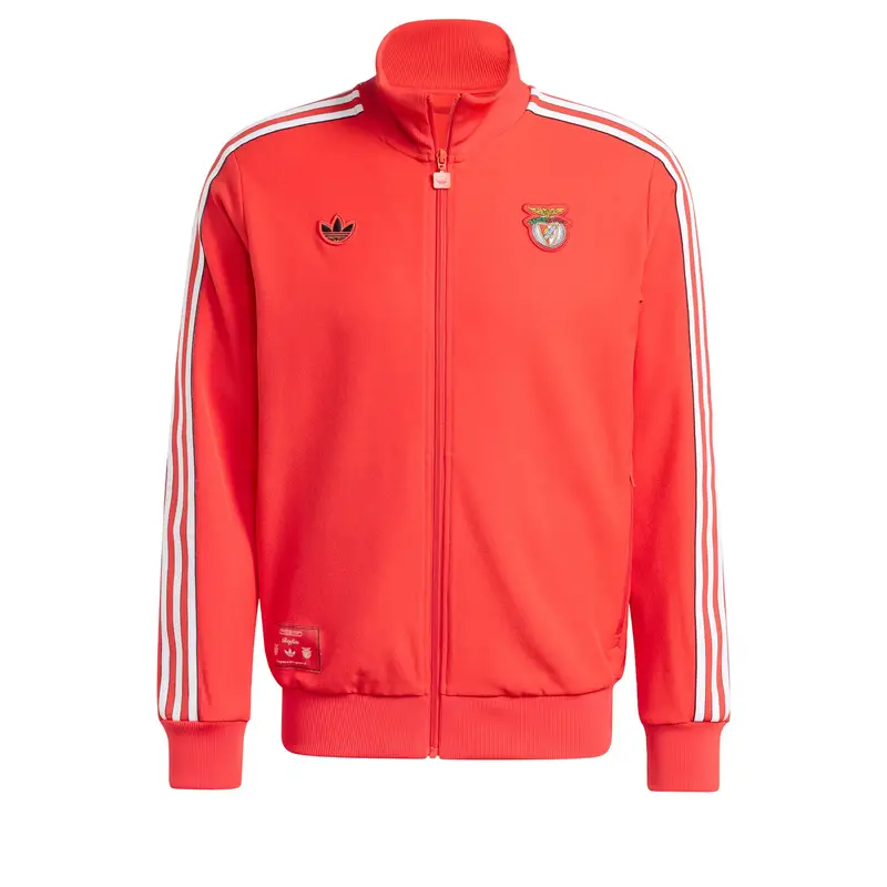 Giacca di felpa sportiva 'Benfica Lissabon Terrace' rosso / nero / bianco
