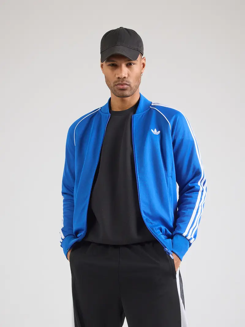 Giacca di felpa SST blu / bianco miniatura 2