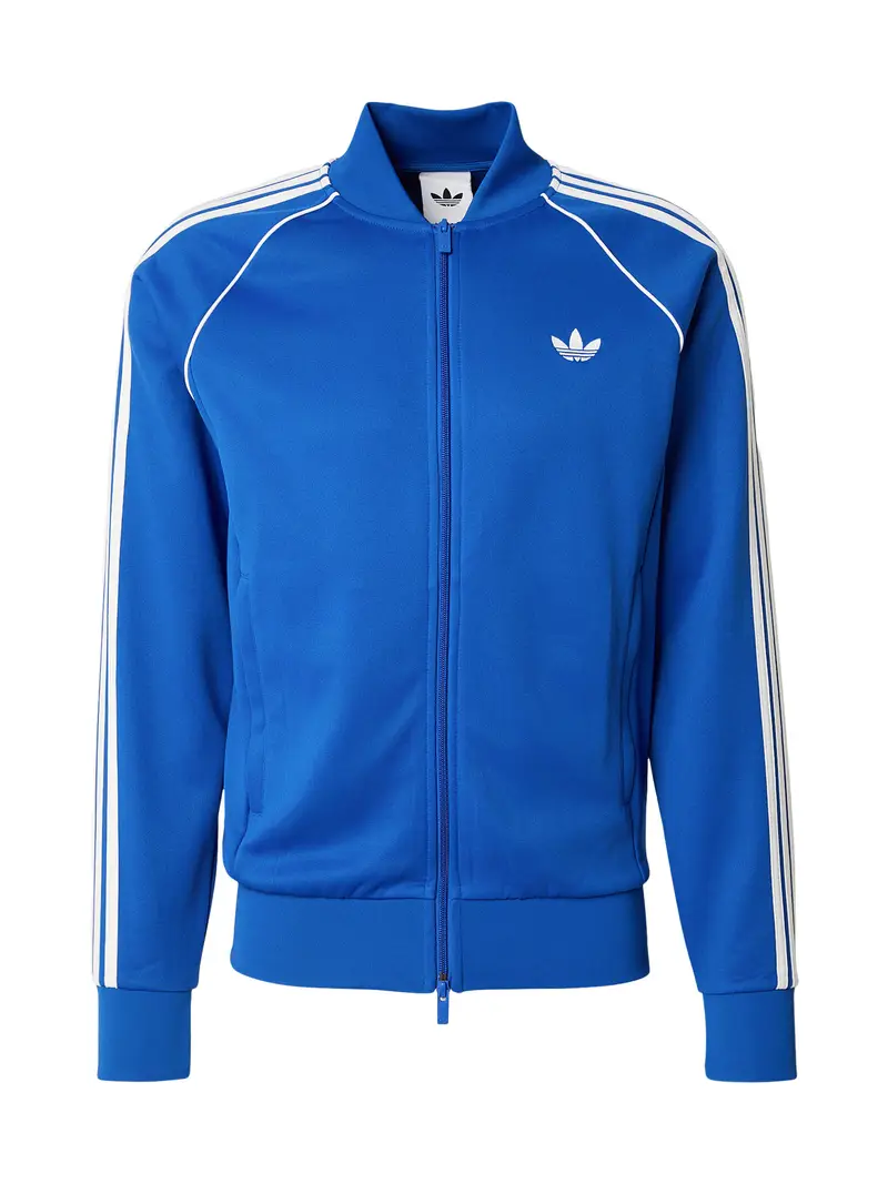 Giacca di felpa SST blu / bianco