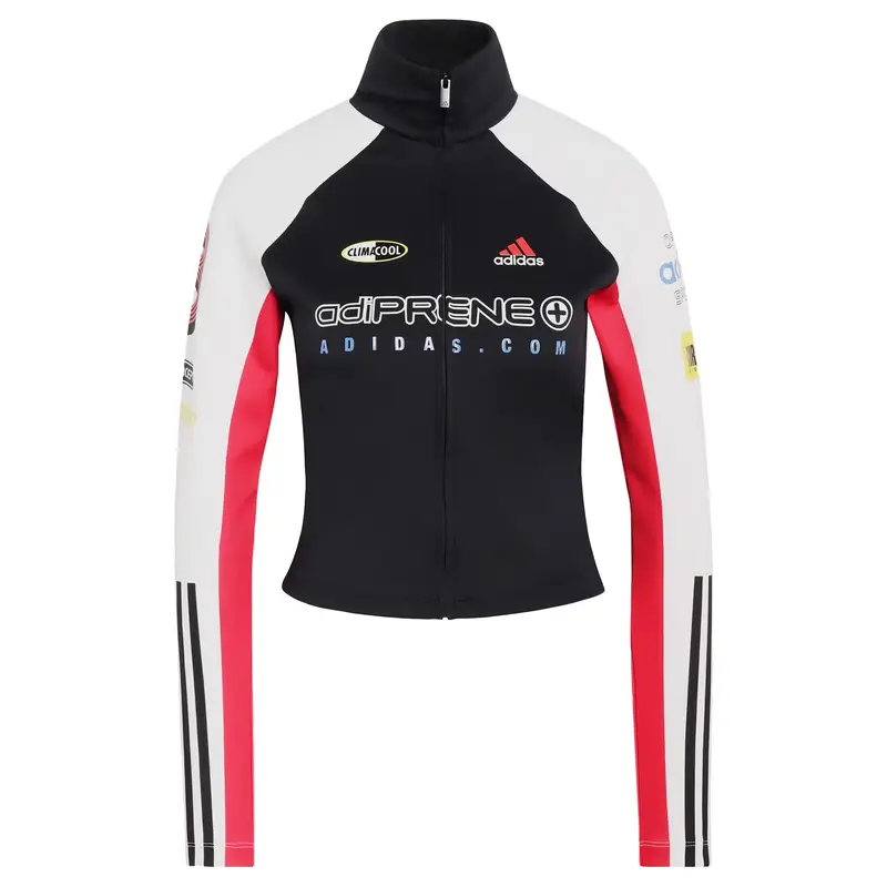 Giacca di felpa TEAMGEIST SLIM FULL ZIP giallo / rosso / nero / bianco