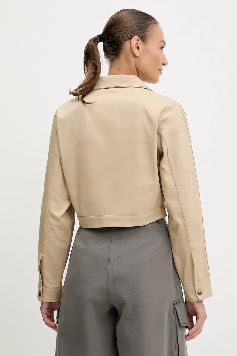 giacca di jeans Firebird colore beige JX7600 miniatura 3