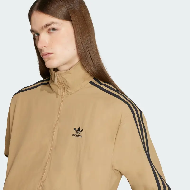 ADIDAS ORIGINALS Giacca di mezza stagione 'Adicolor Firebird' marrone chiaro / nero miniatura 3