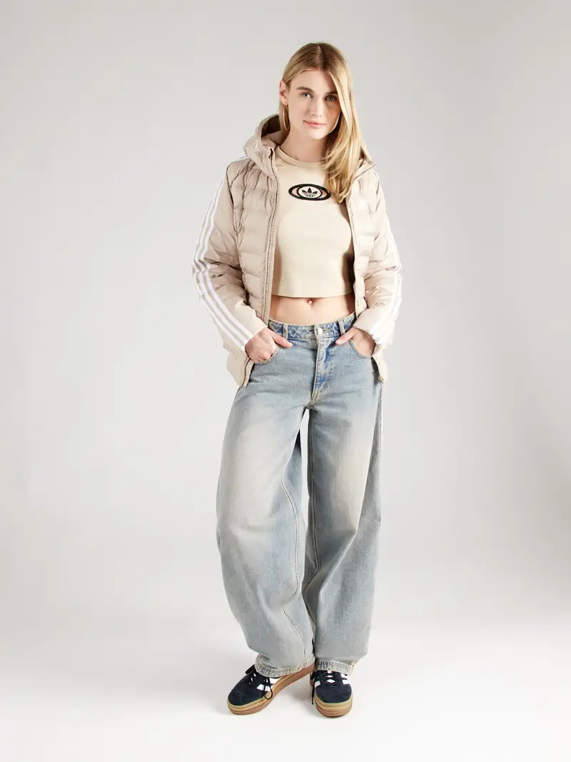 ADIDAS ORIGINALS Giacca di mezza stagione crema / bianco miniatura 3