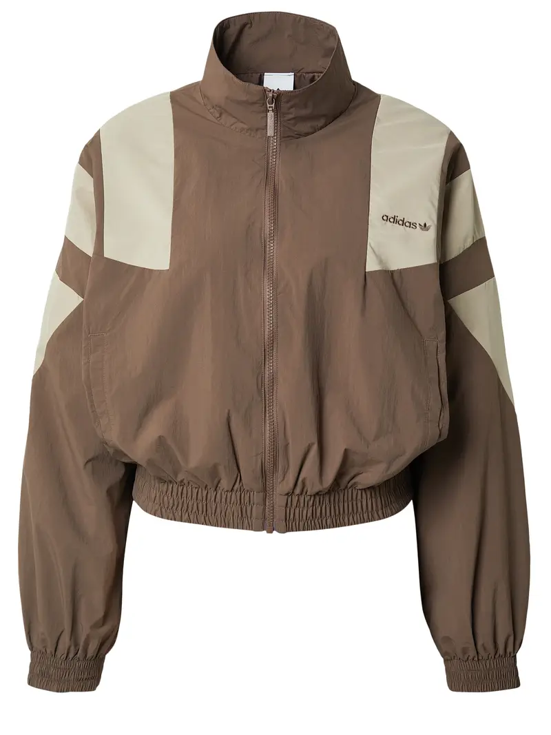 Giacca di mezza stagione écru / cioccolato Écru