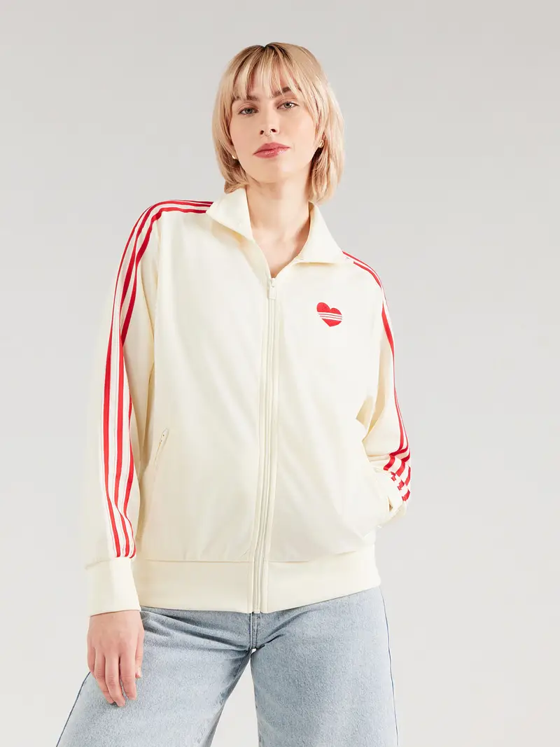 Giacca di mezza stagione FB TT crema / rosso miniatura 2