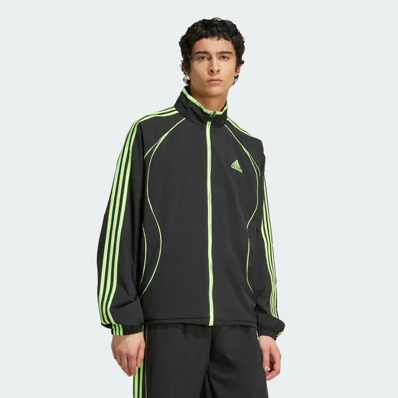 ADIDAS ORIGINALS Giacca di mezza stagione  lime / nero