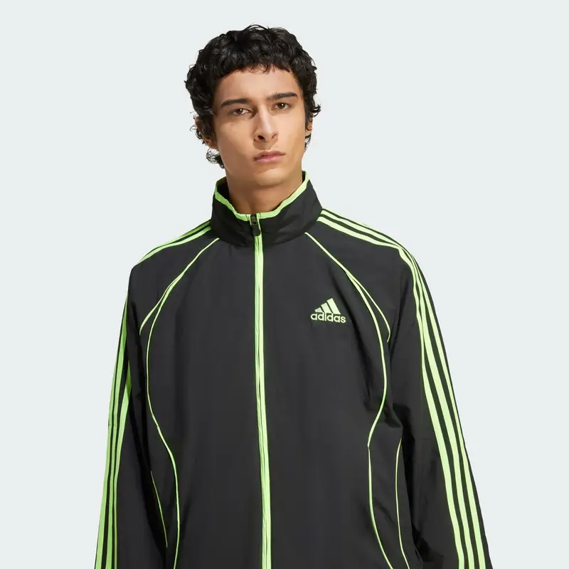 ADIDAS ORIGINALS Giacca di mezza stagione lime / nero miniatura 2