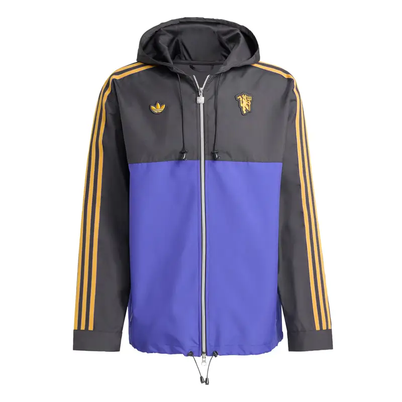 Giacca di mezza stagione 'Manchester United Terrace Icons' curry / lilla / nero