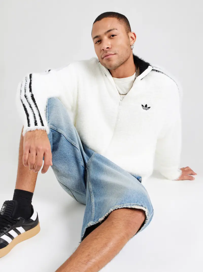 Giacca di mezza stagione marino / bianco miniatura 3