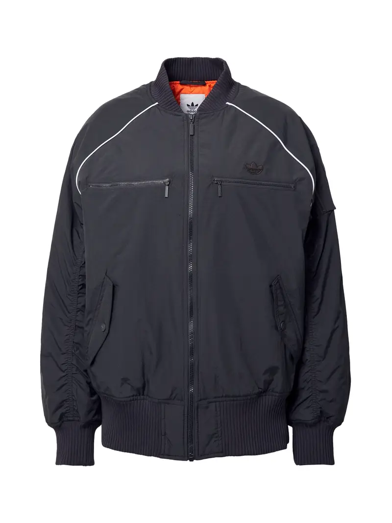 ADIDAS ORIGINALS Giacca di mezza stagione  nero / bianco