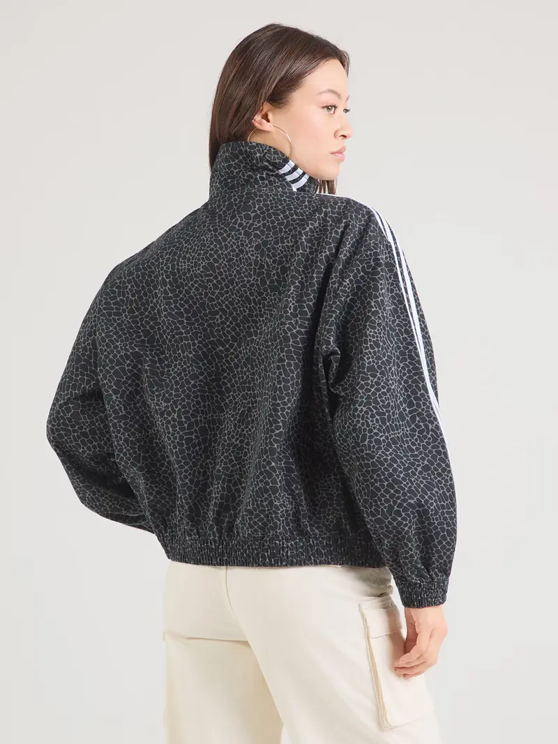 Giacca di mezza stagione nero / bianco miniatura 2