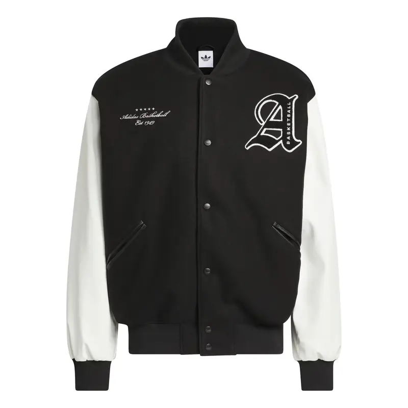 Giacca di mezza stagione Originals nero / bianco