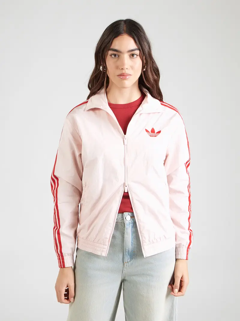 Giacca di mezza stagione rosa / rosso miniatura 2