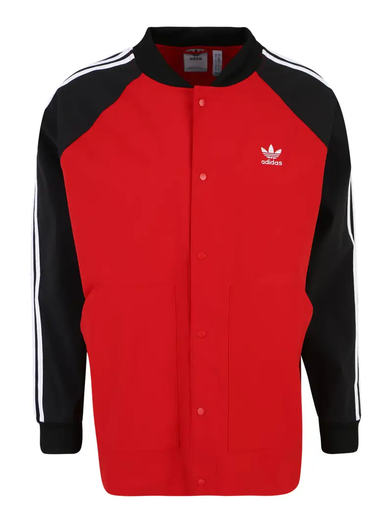 Giacca di mezza stagione 'Sst' rosso / nero / bianco