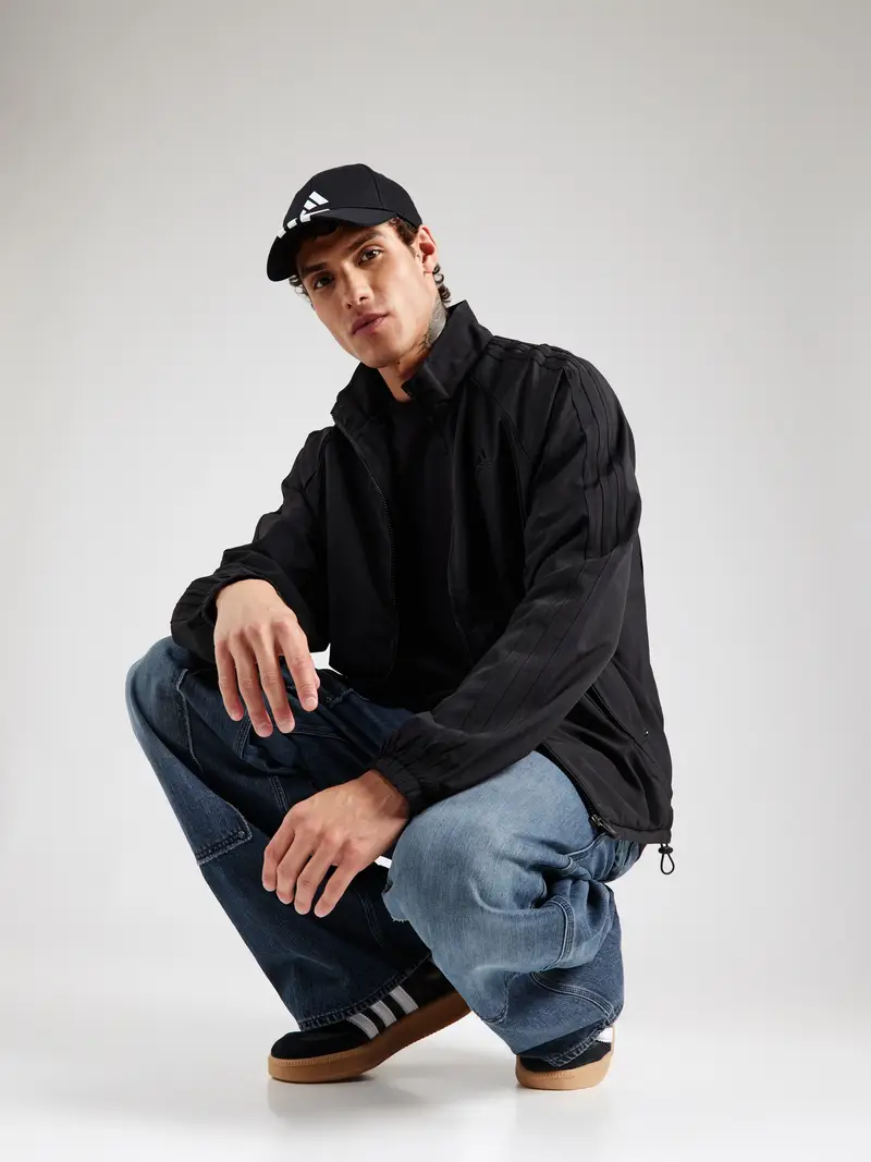 ADIDAS ORIGINALS Giacca di mezza stagione 'Teamgeist Adicolor' nero miniatura 2