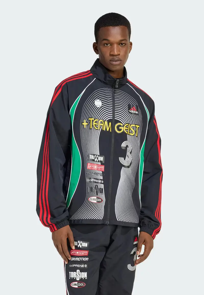 Giacca di mezza stagione 'Teamgeist' giallo scuro / verde / rosso / nero miniatura 3