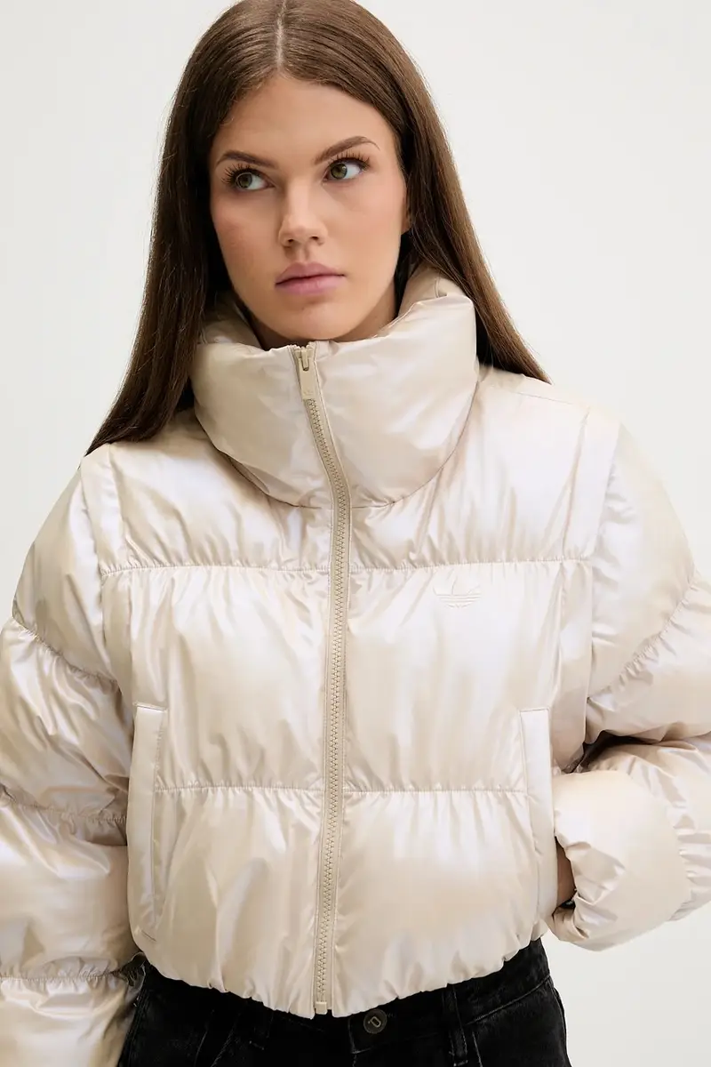 giacca Ess Glossy colore beige JX2985 miniatura 5