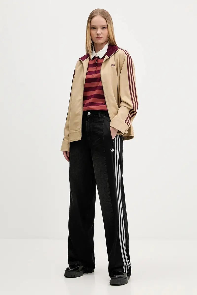 giacca in cotone colore beige KF2312 miniatura 2