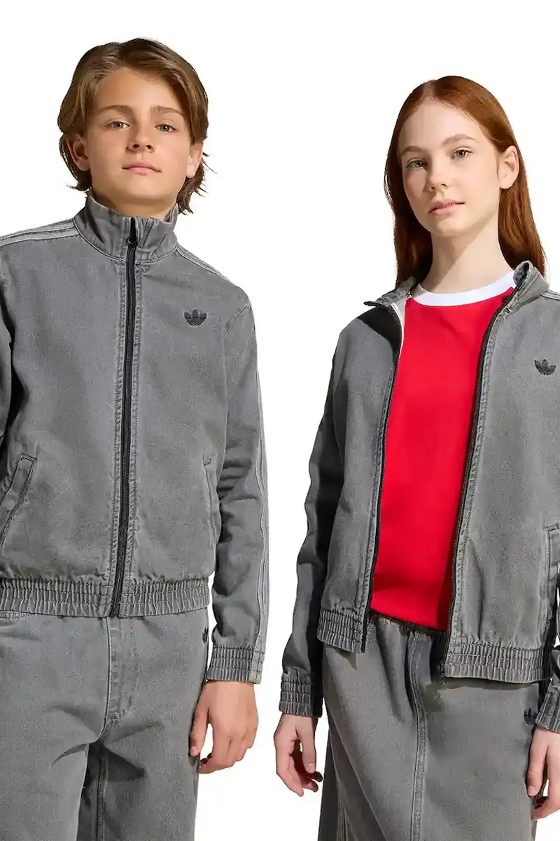 giacca jeans bambino/a colore grigio JV7801