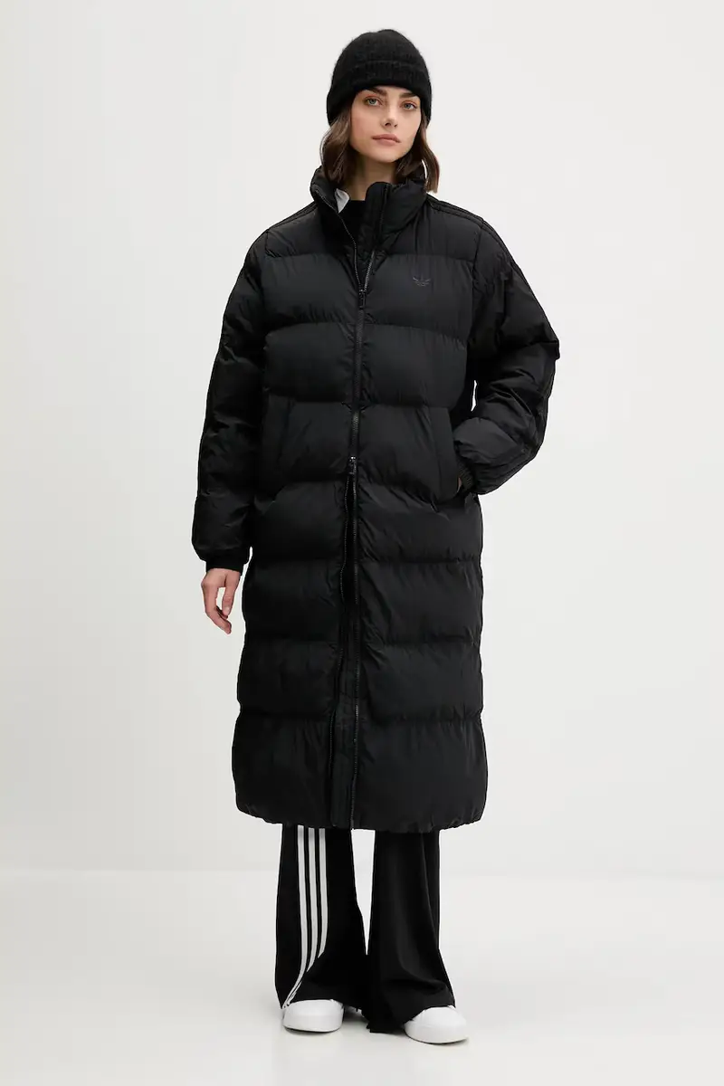 giacca Long Puffer colore nero JX2957 miniatura 3