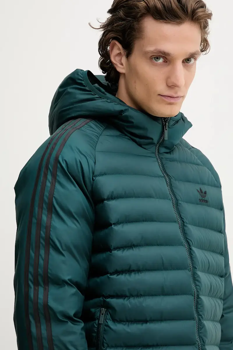 giacca Pad Hooded colore verde JX4116 miniatura 4