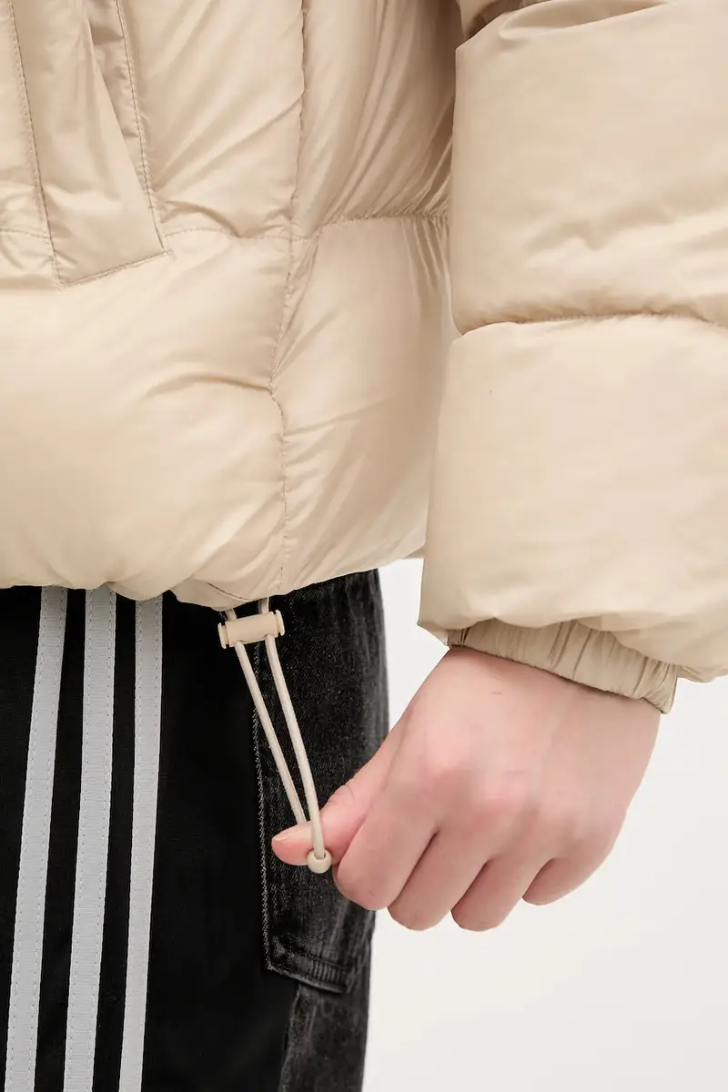 giacca Short Puffer colore beige JX2947 miniatura 5