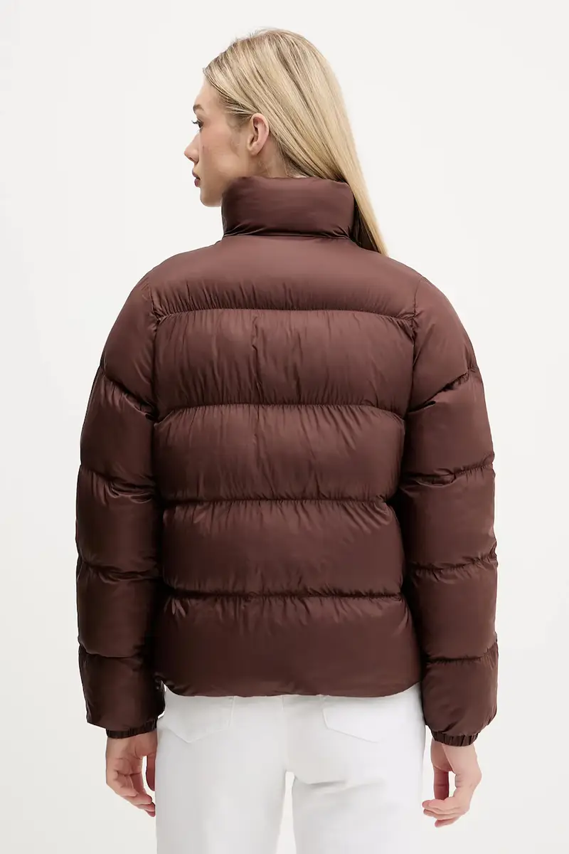 giacca Short Puffer Marrone miniatura 3
