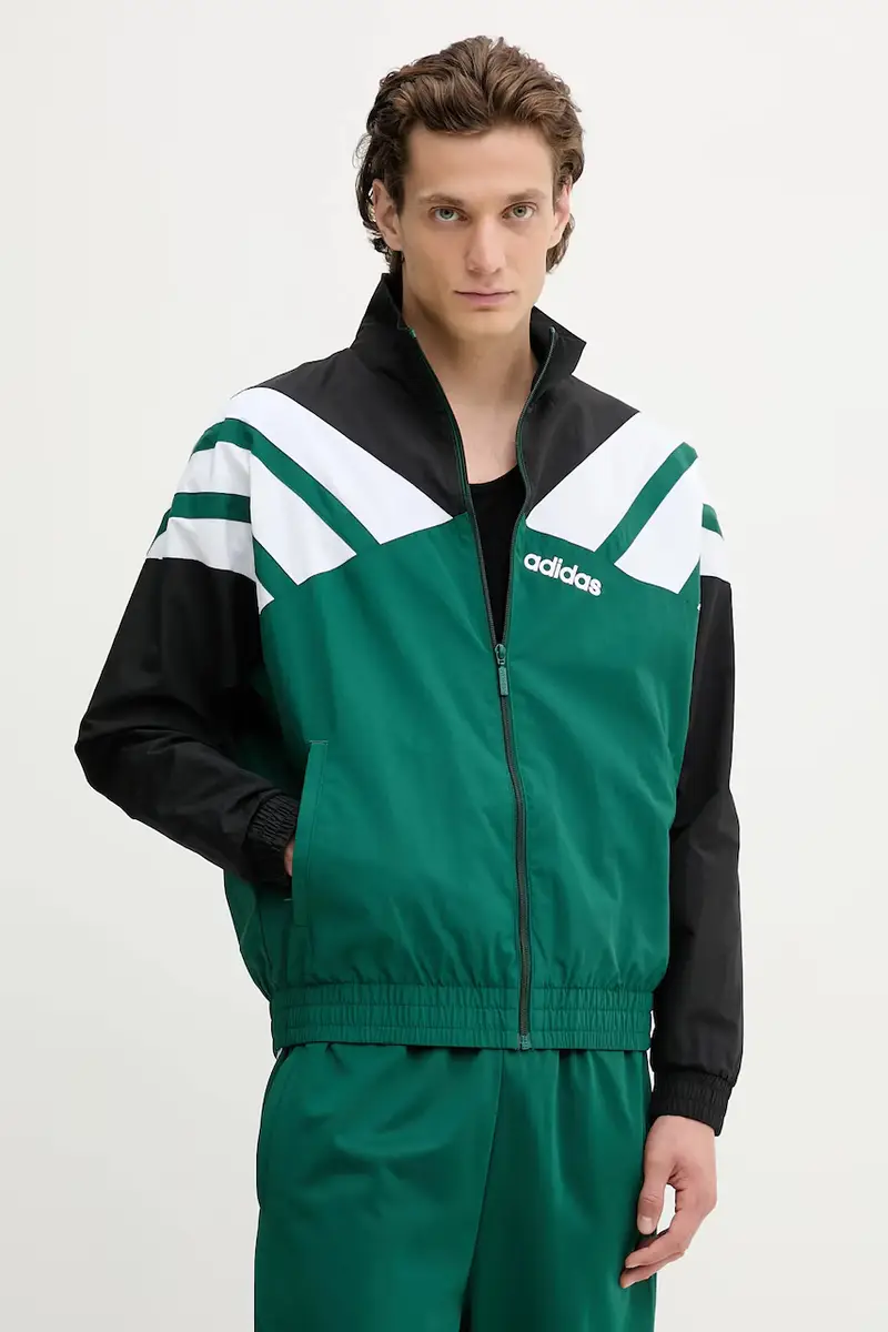 giacca Track Top colore verde JX3053 Turchese