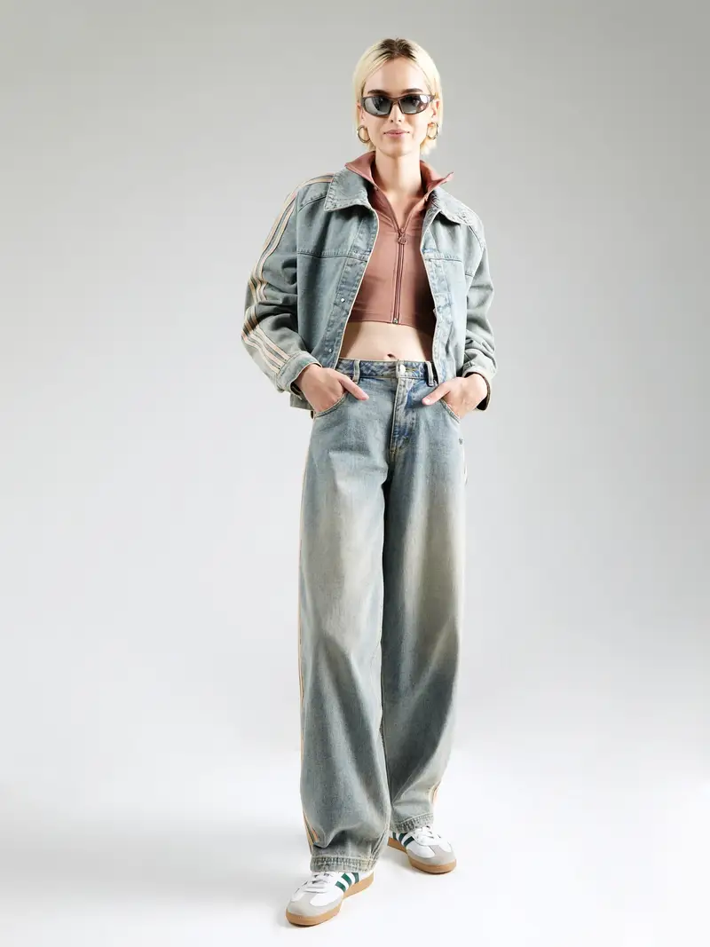 ADIDAS ORIGINALS Giacchetta 'FIREBIRD' malva / bianco miniatura 3