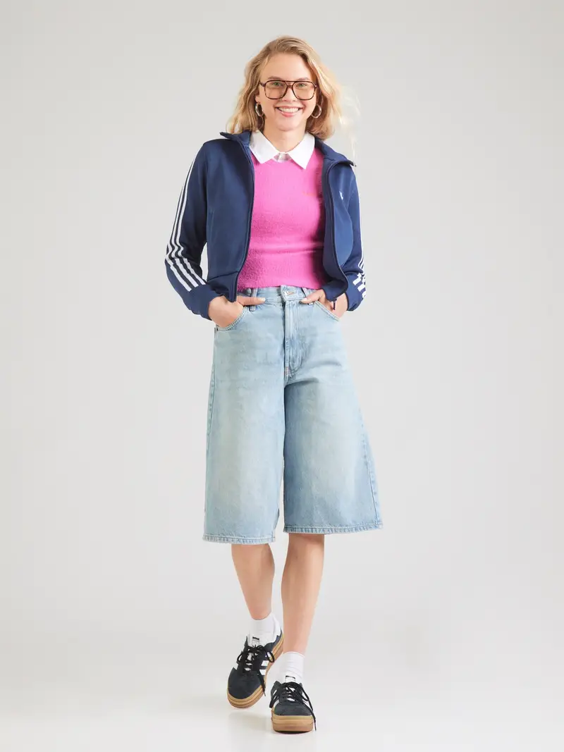 ADIDAS ORIGINALS Giacchetta 'FIREBIRD' marino / bianco miniatura 2