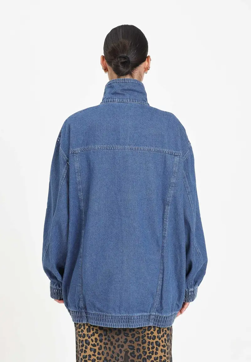 ADIDAS ORIGINALS Giubbotto Adicolor Denim Adilenium in denim chiaro da donna miniatura 2