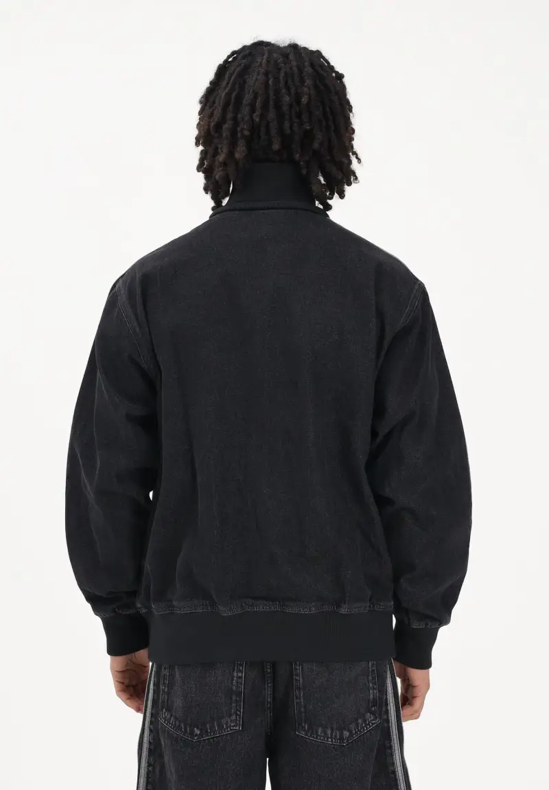 Giubbotto Adicolor Denim Firebird nero da uomo miniatura 3