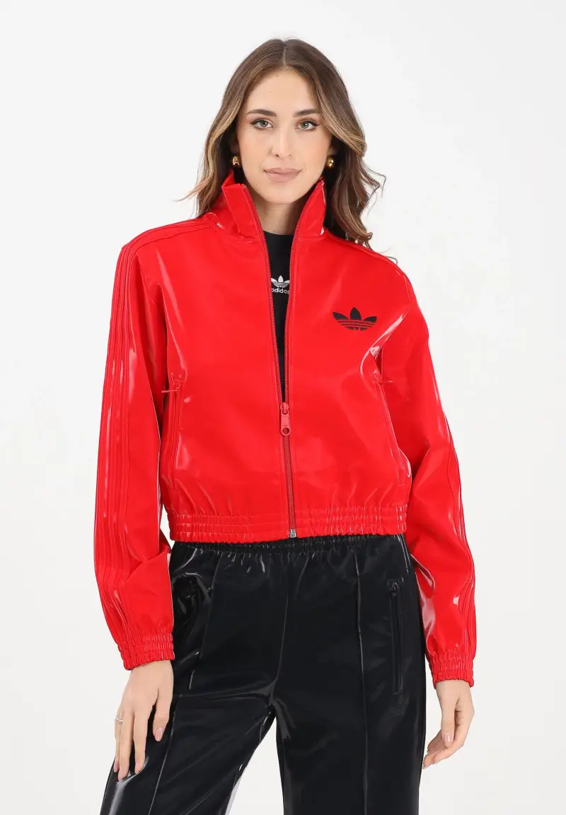 Giubbotto Adicolor Holiday rosso da donna miniatura 2