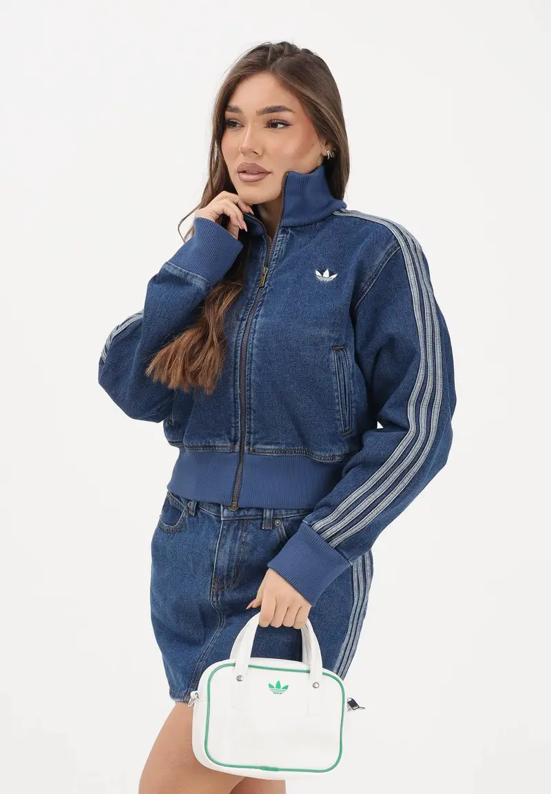 Giubbotto Firebird in denim medio da donna miniatura 2