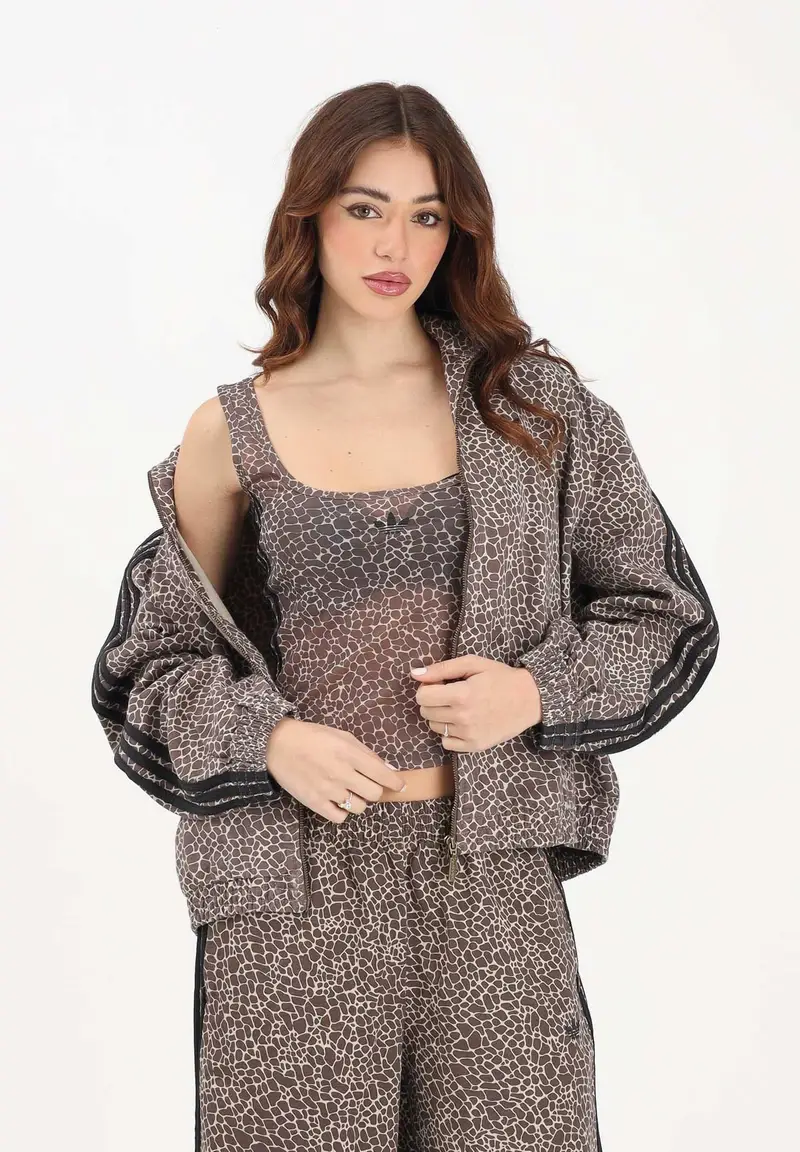 Giubbotto FIREBIRD OVERSIZED AOP in denim animalier da donna miniatura 2