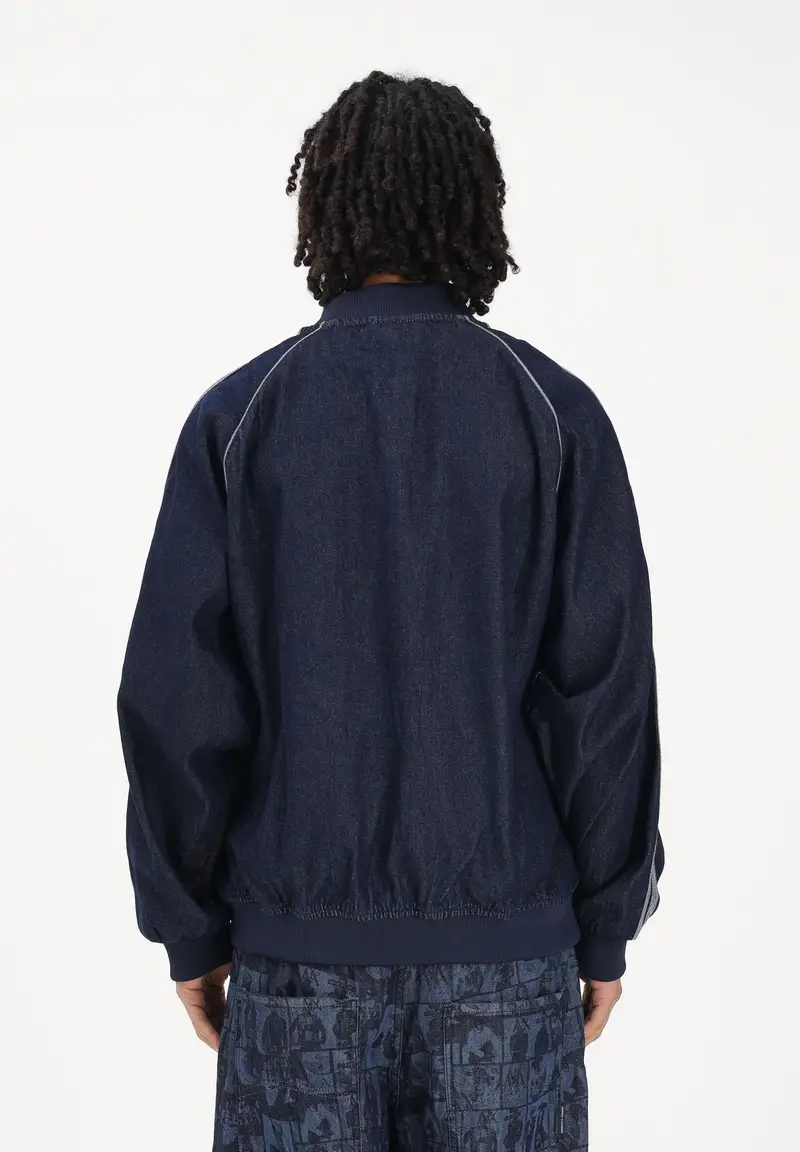 Giubbotto SST Adicolor Loose in denim scuro da uomo miniatura 3